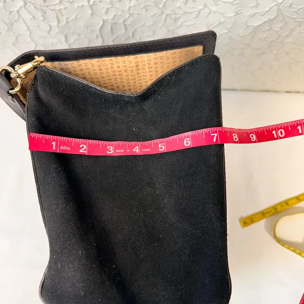 Kate Spade Crossbody Handbag Leather Tote Black Satchel Shoulder Bag Purse - Image 9