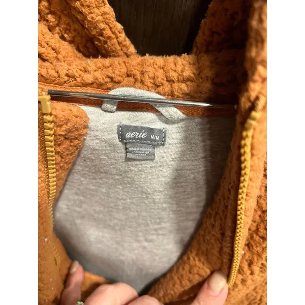 Aerie oversized fleece jacket woman’s size medium‎ - Image 4