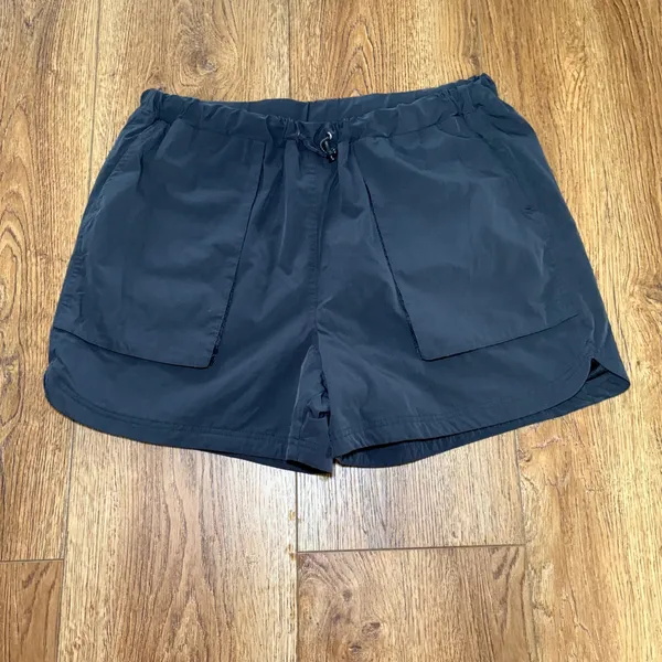 Stoic Desert Hiking Shorts Black Womens XL Zip Pocket Elastic Waist Activewear - Image 3