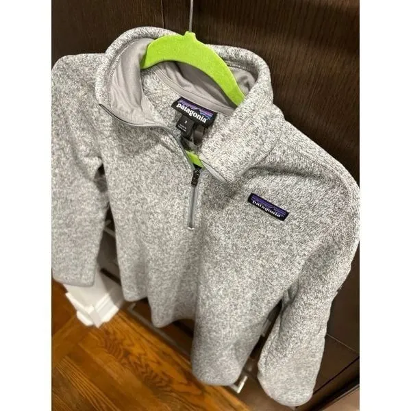 Patagonia Women's Better‎ Sweater 1/4 Zip in Pelican small $99 - Image 2