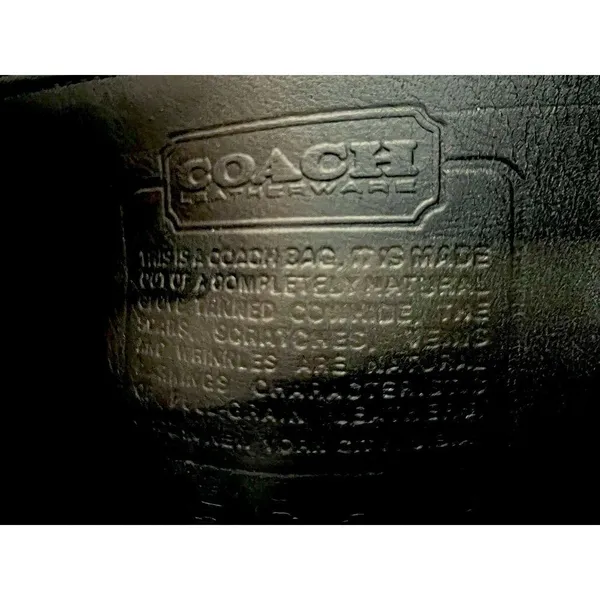 Coach Vintage Black Saddle Bag‎ legacy Y2K Classic - Image 10