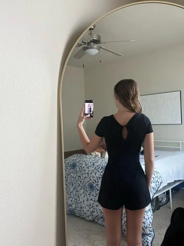 Black Bershka Romper - Image 2