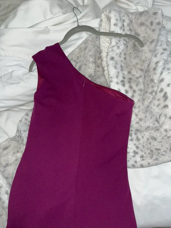 Miss Cristina Maroon Formal Dress - Image 4