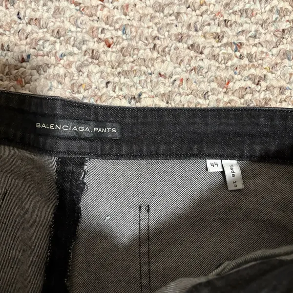 Authentic Balenciaga ankle-zip crop jeans skinny black- Size 44 (12) - Image 8