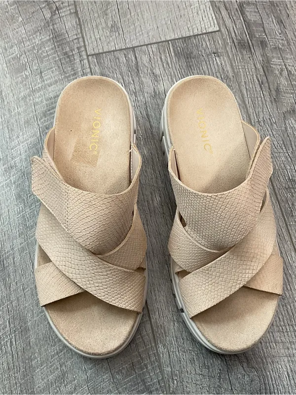 Vionic Uptown Sunset Supportive Slide Sandal Womens Size 8.5 Wide - Image 3