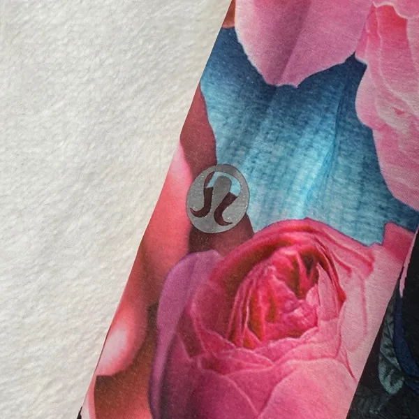Lululemon Hot Hitter Skort Secret Garden Hot Pink Roses‎ Floral Smocked Waist 2 - Image 9