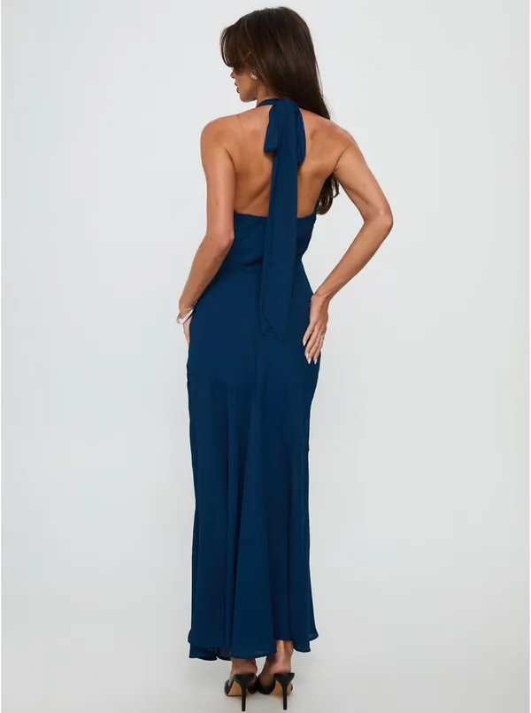 Princess Polly Luannie Halter Scarf Tie Maxi Dress - Image 3