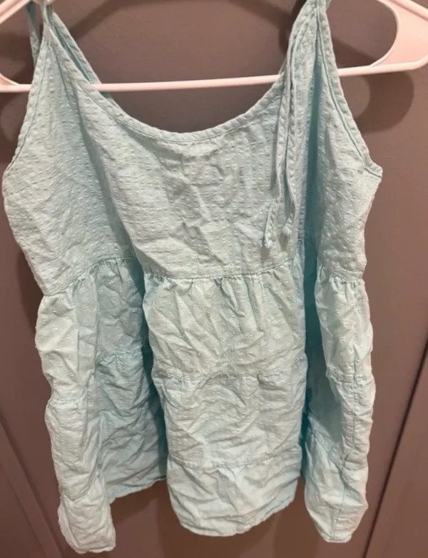 Cotton On Light Blue Sleeveless Blouse - Image 3