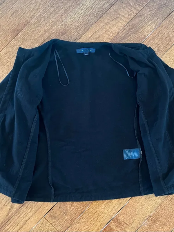 Tommy Hilfiger Black Military Jacket with Gold-Tone Buttons - Image 5