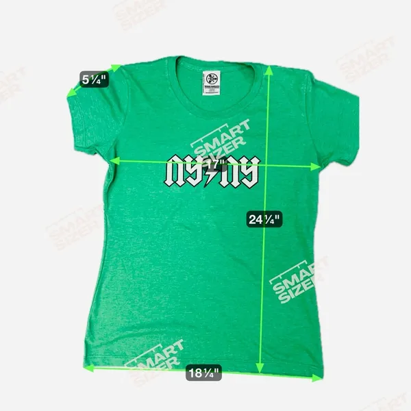 High Fidelity Disco NY NY Graphic Tee Women's XL Green Made in USA Band Style‎ - Image 5