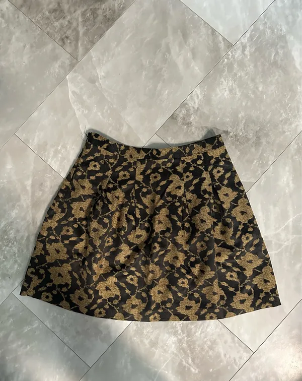 Ann Taylor Skirt Size 8 Floral Summer Pleated Womens Office Wear Romantic Summer - Image 4