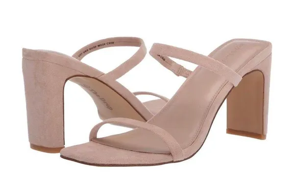 NEW The Drop Women's Avery Square Toe Two Strap High Heeled Sandal 6 - Image 7