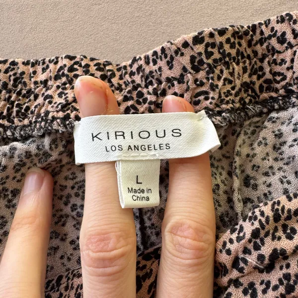 Kirious Los Angeles Cheetah Print Wrap Skirt - Image 6