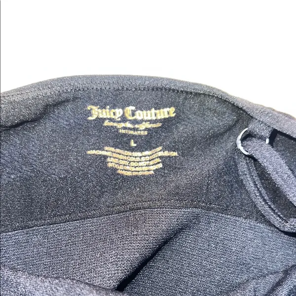 Juicy Couture Black‎ Patterned Bralette - Image 2