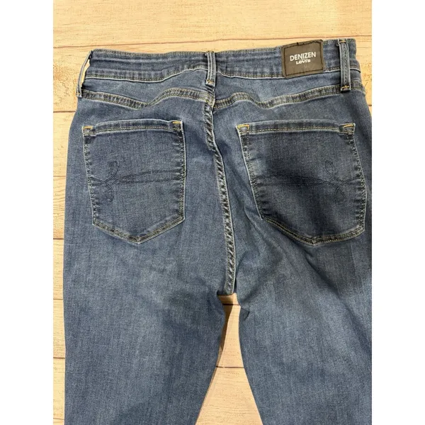 Denzien Levi’s Womens Jeans Size 14 W32 High Rise Super Skinny Denim - Image 4