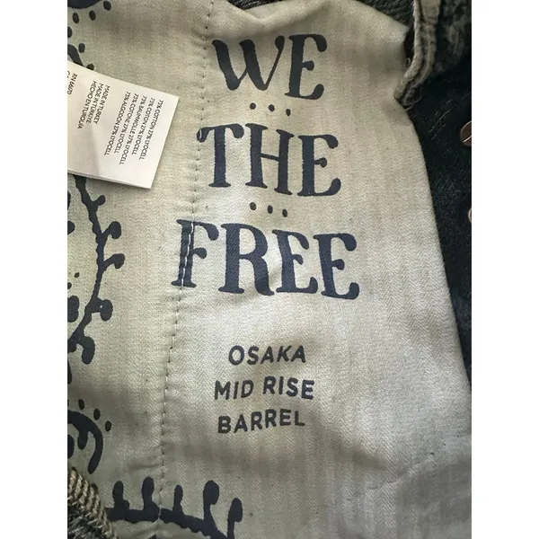 FREE PEOPLE We The Free Osaka Jeans spearmint size 29 NWT boho indie - Image 10