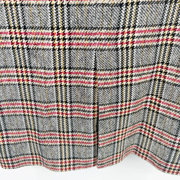Zara Womens Plaid Wool‎ Blend Double Breasted Dark Academia Longline Coat Size M - Image 9