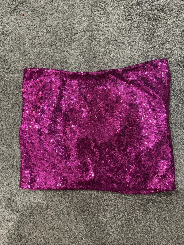 Sincerely Jules Magenta Sequin Mini Skirt - Image 4