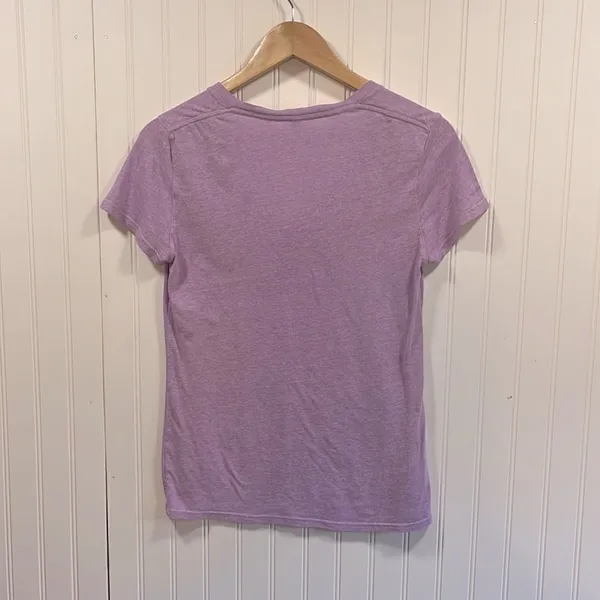 Under Armour purple v-neck tee - Image 3