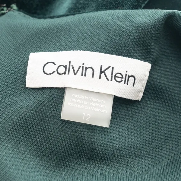 Calvin Klein. Lux Velvet Wrapped Dress‎ - Image 3