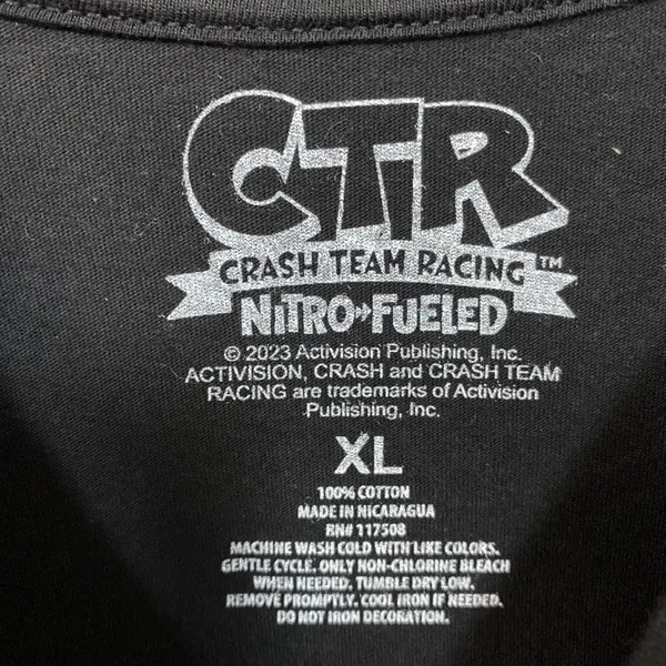 Crash Bandicoot Motor Speedway Retro Video Game T-Shirt XL. - Image 4