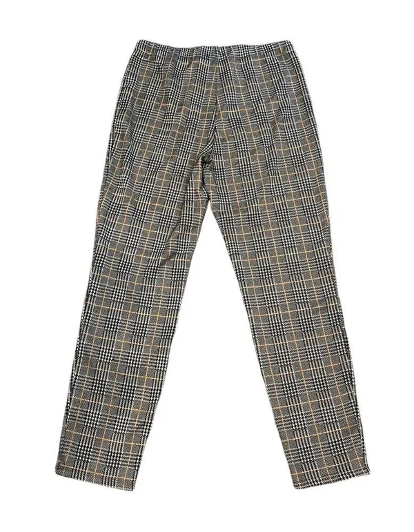 PacSun LA Retro Houndstooth Window Pane Elastic Waist Pull On Pants L - Image 5