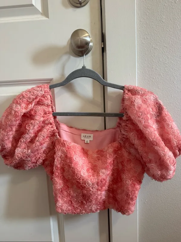 Boutique Floral Top Crop - Image 2