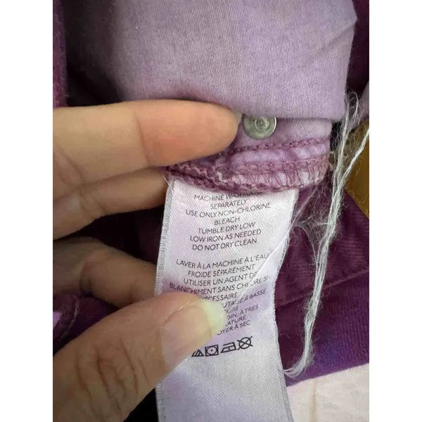 Urban Outfitters BDG Relaxed Cowboy Straight Baggy Denim Jeans Purple Size 31 - Image 9