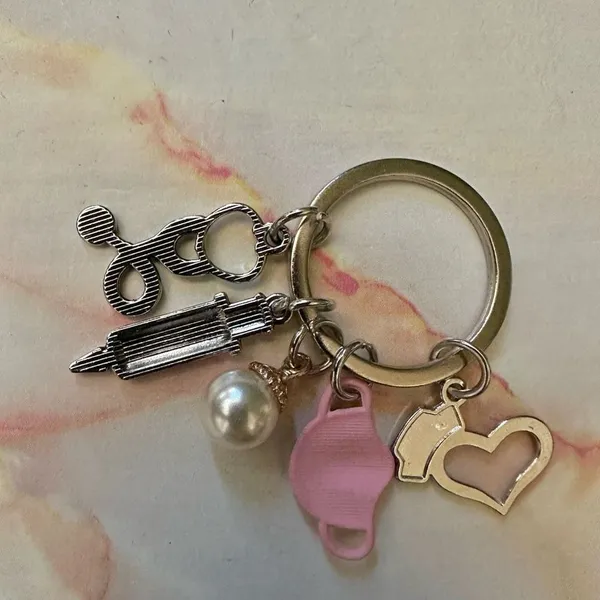 Nurse charm key chain - Image 3