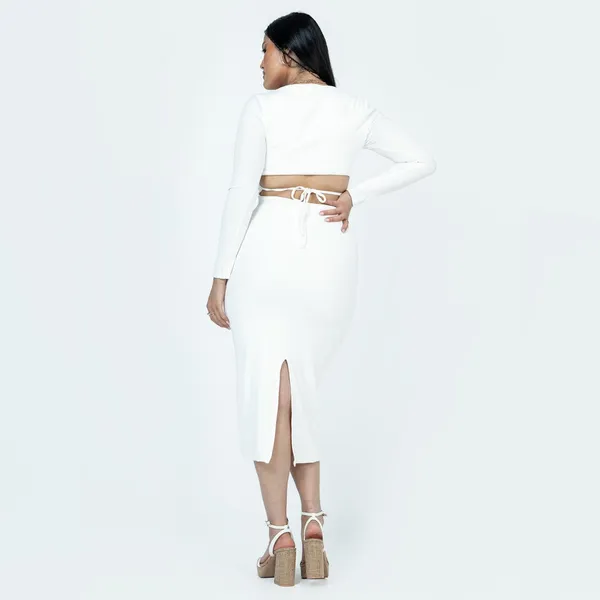 Princess Polly Nolan Midi Dress in White Size 8 New with tag - Image 5