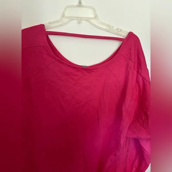Sweaty Betty After Class Sport Sweatshirt Tayberry Pink NWT Size XL - Image 9