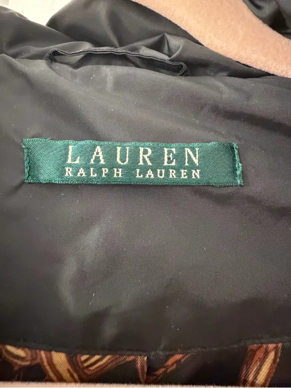 Ralph Lauren Black Quilted Hooded Puffer Coat - Image 2