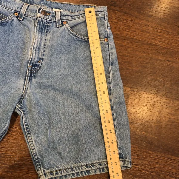 Vintage Levi’s orange tab 505 jean denim shorts - size 31 - Image 6