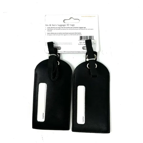 MR. & MRS. luggage tags, NWT Black - Image 5