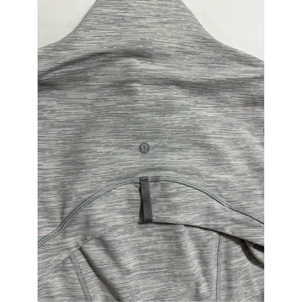 EUC lululemon 8 define jacket white gray space dye women’s - Image 3