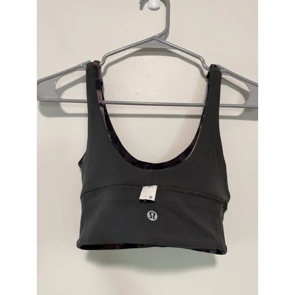 Lululemon Align Reversible Bra *Light Support, A/B Cups Diamond Dye‎ Graphite - Image 5