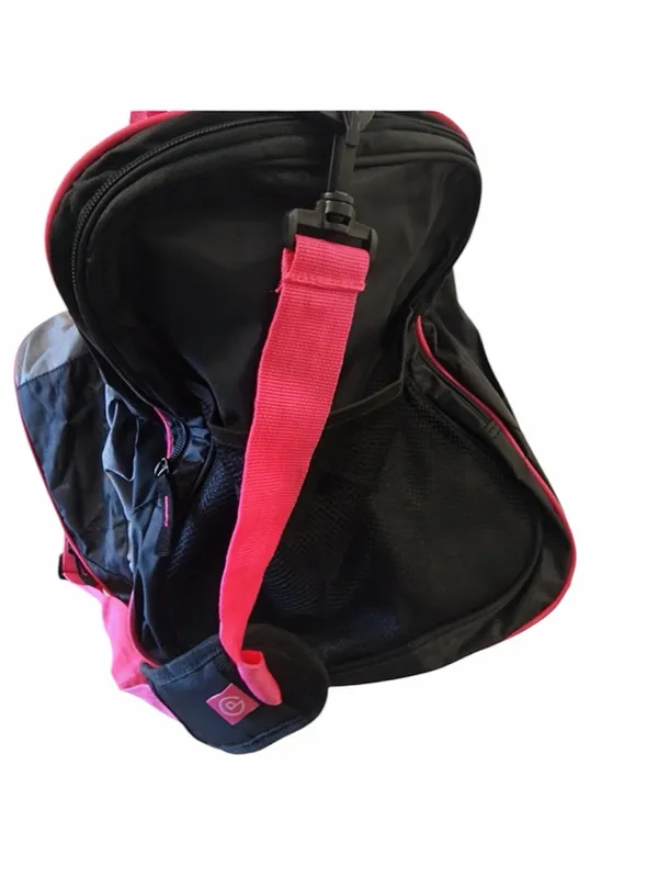 Gray and Pink Women's gym bag - Image 3