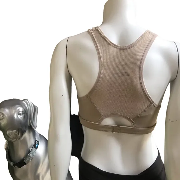 Patagonia Mesh Tan Sports Bra Women's Size Medium - Image 2