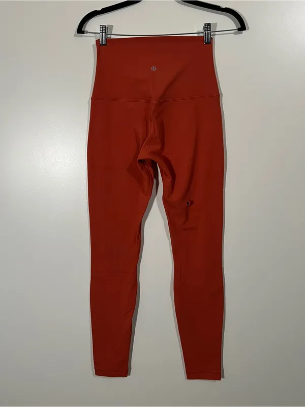 Lululemon Super High-Rise Align Leggings Size 6 Full Length 28” Canyon Orange - Image 4