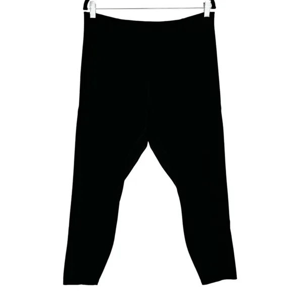 Lululemon Align Rib Panel High Rise Tights Leggings Sz 14 Black Nulu Stretch - Image 3