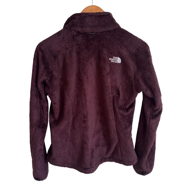 The North Face Osito 2 Fleece Jacket Womens Small Plum Purple Full Zip Soft - Image 2