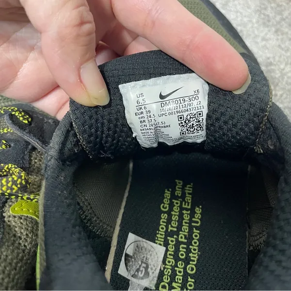 Nike ACG Lowcate Cargo Khaki‎ MossTrail Running Sneaker Men’s 6.5 Women 8 - Image 6