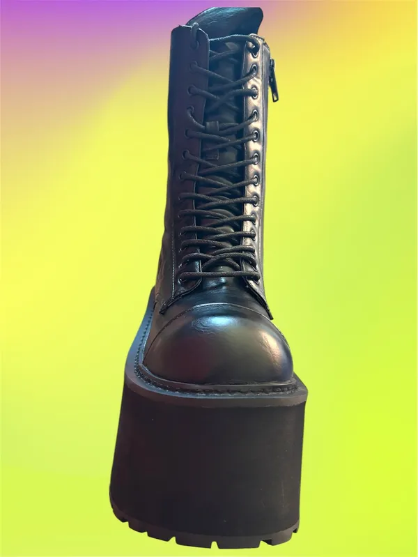 Dolls Kill Combat Boots - Image 4