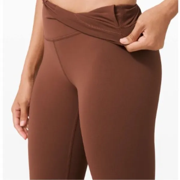 Lululemon athletica Wunder Train High-Rise Crop 21" in Ancient Copper 8 - Image 4