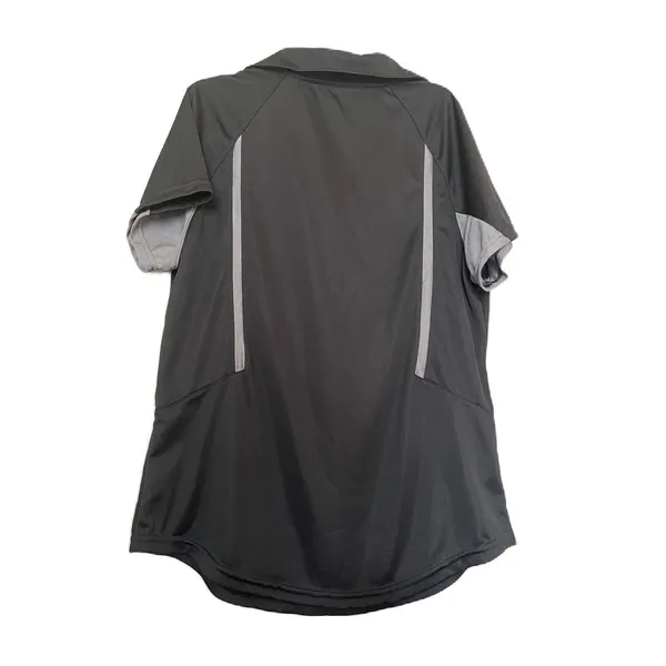 Holloway Ladies L Purdue‎ polo shirt black and gray - Image 2