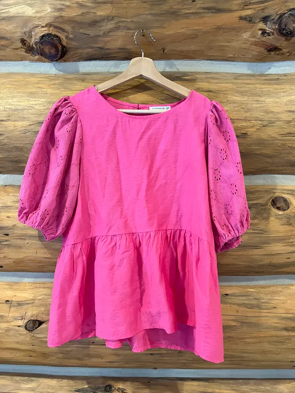 Staccato Puff Sleeve Top - Image 4