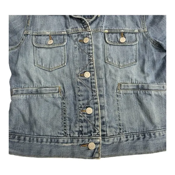 ABERCROMBIE & FITCH Classic Denim Jacket size M - Image 5