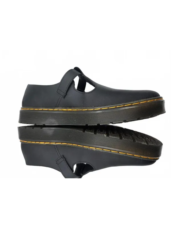 Dr Martens Womens Zavala MJ Buckle Mary Jane Shoes Black Size 10 Platform Grunge - Image 5