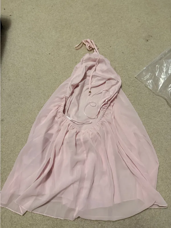 Edikted Mini Dress Pink - Image 5