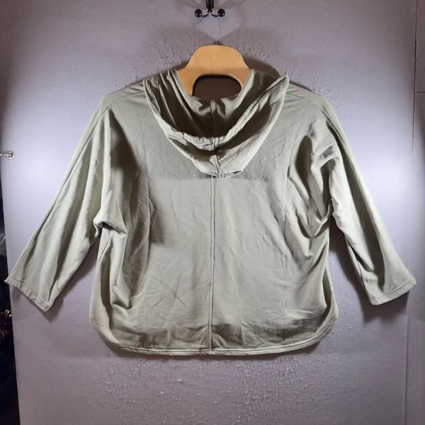 1774 | NWT Jane + Delancey Sage Green French Terry Boxy Hoodie 2X‎ - Image 2